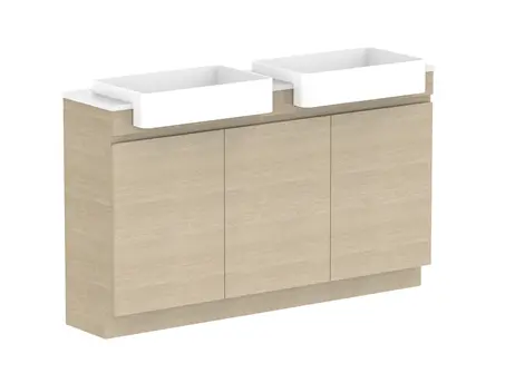 Glacier Caesarstone finish Lite SR All Door Tro 1500WK D CS 