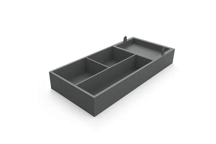 Small Leatherette Drawer Organiser 