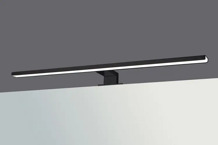 Daylight Overhead Light 600 Matte Black 