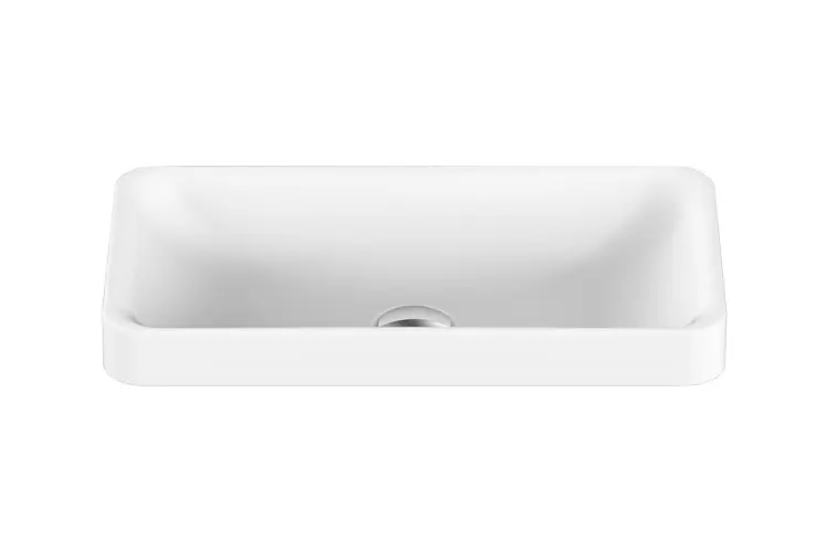 Faith Semi Inset Basin Gloss White 