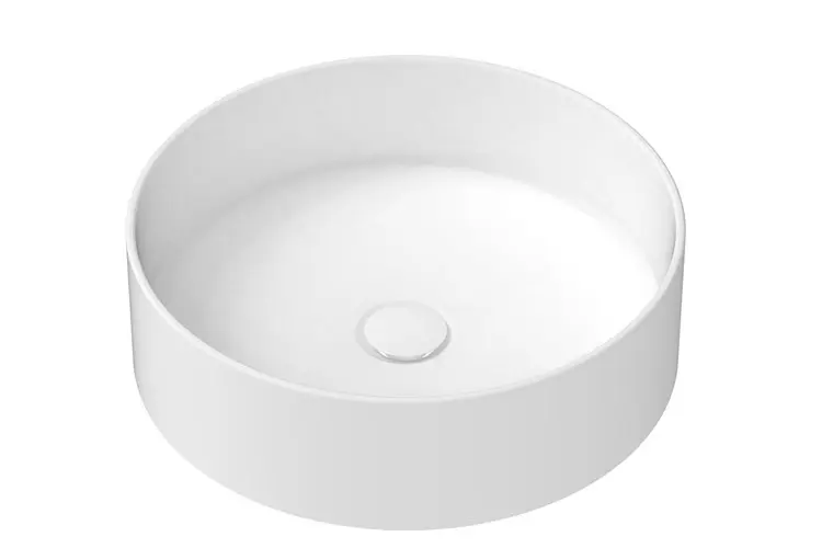 Robbie Above Counter Basin Matte White 