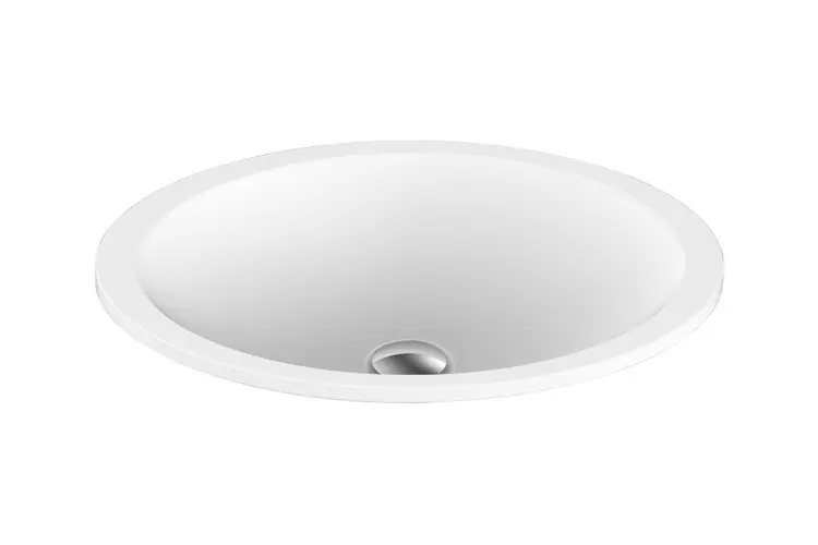 Sincerity Semi Inset Basin Gloss White 