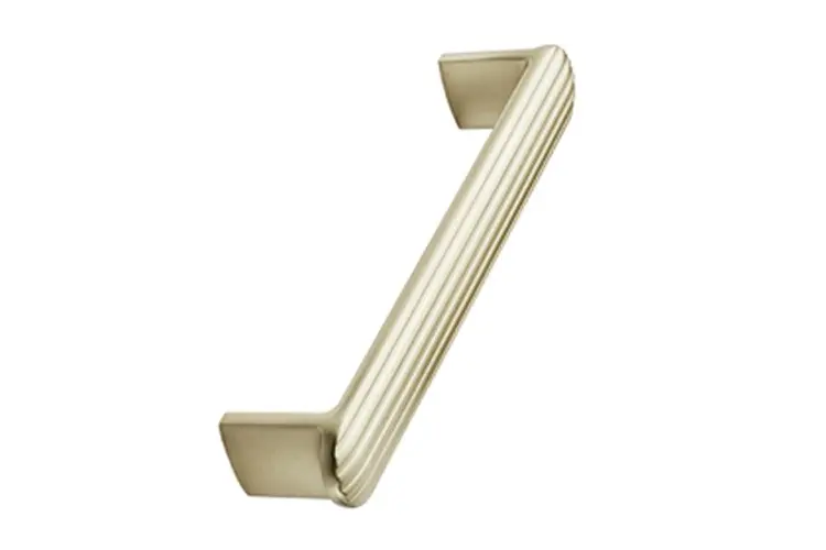 Fluted Handle 128 cc Brush Brass