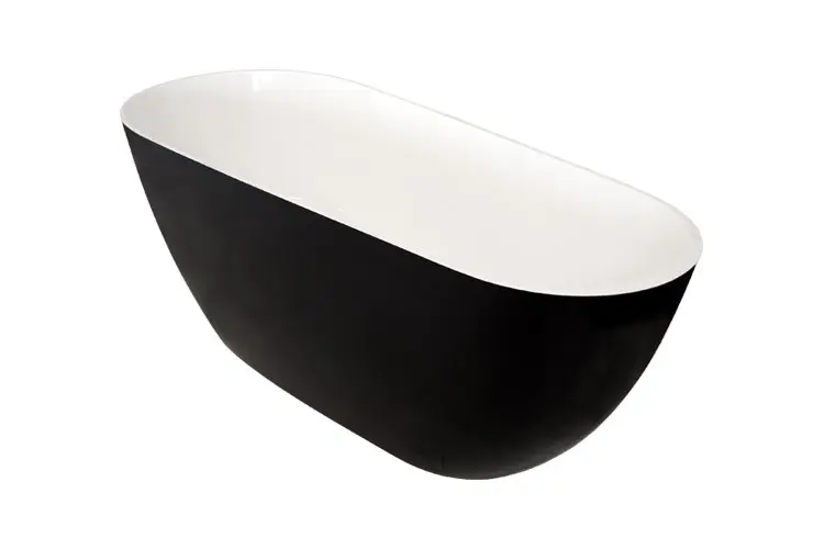 Day Dream Freestanding Bath Black/White 