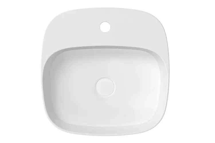 Jill Above Counter Basin Matte Wht 1TH 