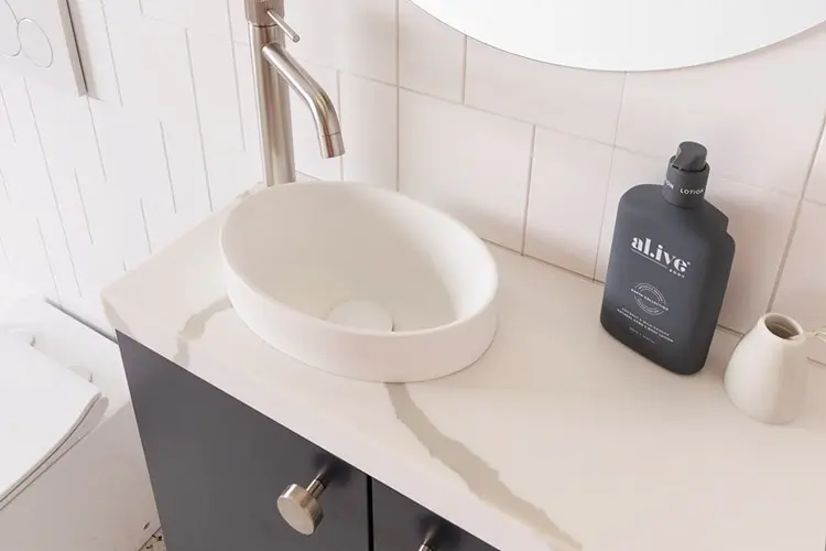 Joy Semi Inset Basin Gloss White 