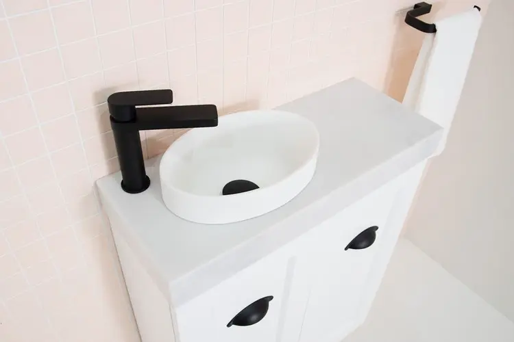 Joy Semi Inset Basin Matte White 