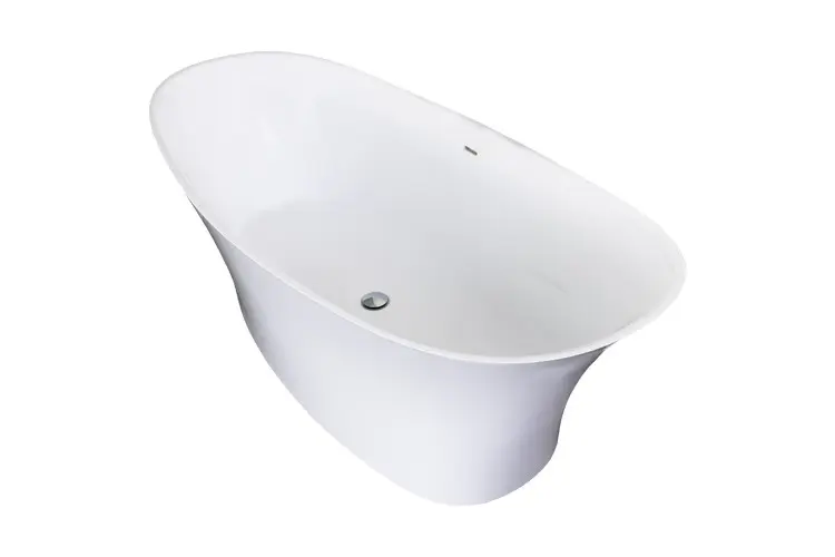 Rise Freestanding Bath Gloss White 