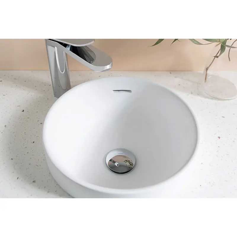 Luka Semi Inset Basin Gloss White 