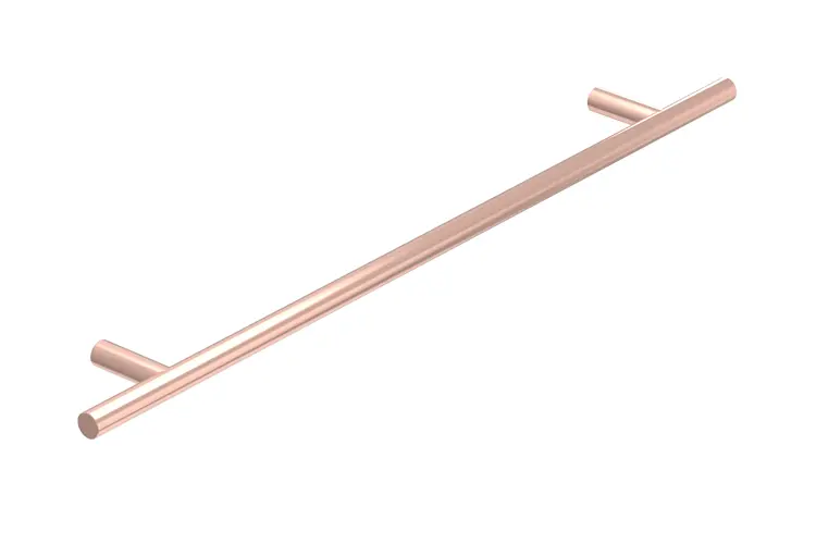 Rnd Cross Bar Handle 544 cc Rose Gold