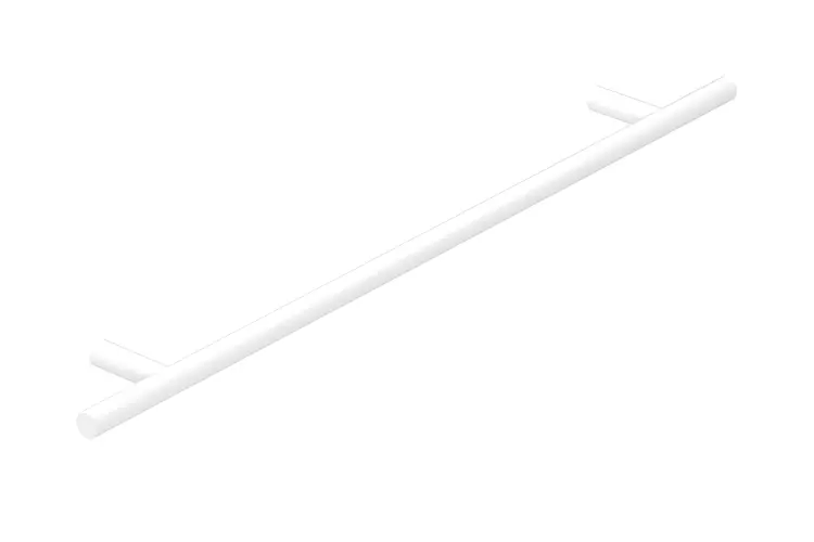 Rnd Cross Bar handle 544 cc Matte White