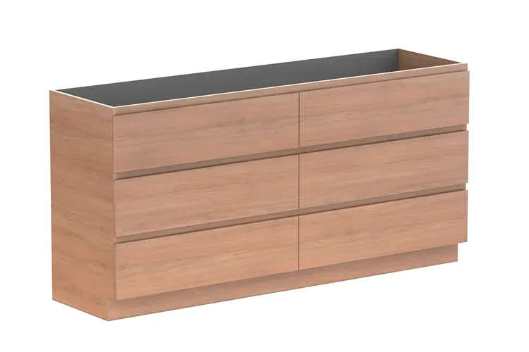 Glacier Pro All Drw Trio 1800 With Kickboard D No Top