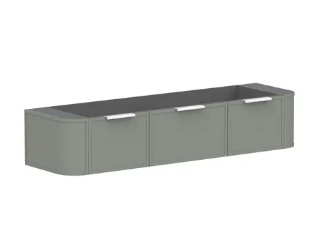 Flo All Drw Slim 1800 WH No Top 