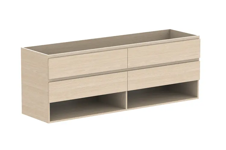 Glacier Lite Shelf Twin 1800 WH S No Top