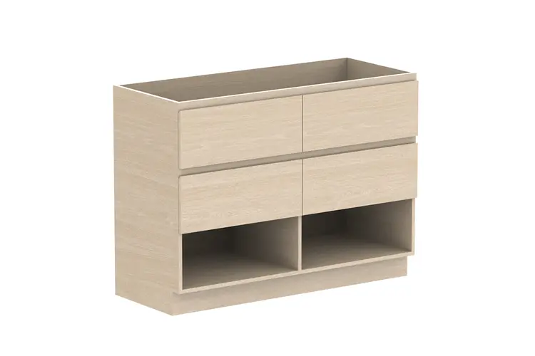 Glacier Lite Shelf Twin 1200 With Kickboard S No Top