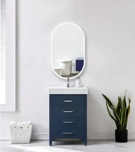 450x750mm Oval Acrylic Mirror