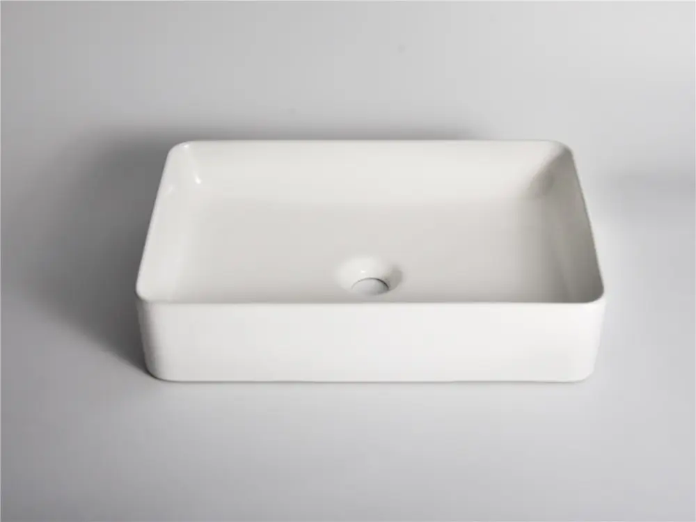 500x335x110mm Gloss White Above Counter Basin 