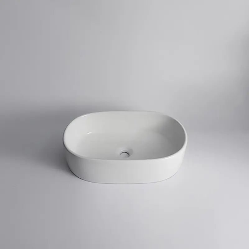 560x350x140mm Gloss White Above Counter Basin 
