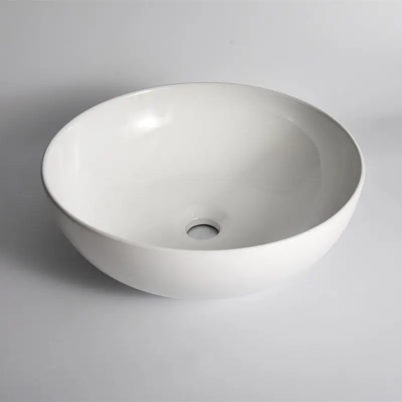 400x400x130mm Gloss White Above Counter Basin