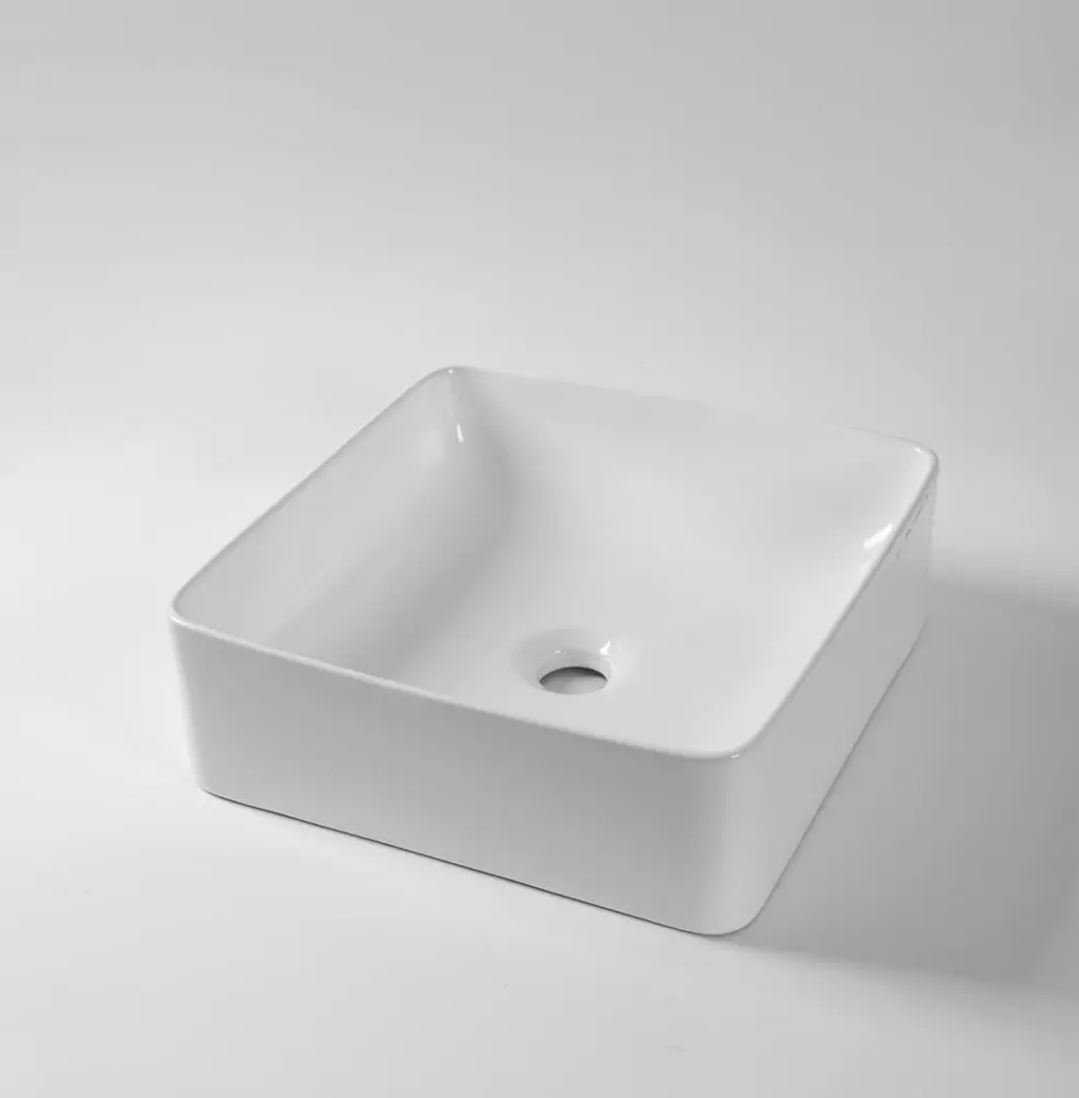365x365x145mm Gloss White Above Counter Basin 