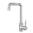 Electroplated Brass Chrome Swivel Spout Kitchen Mixer Tap