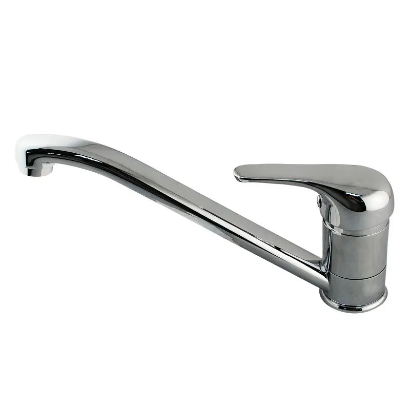Chrome Standard Long Kitchen Mixer Tap