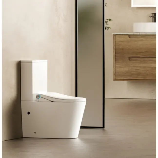 Lafeme Luna Tornado Rimless Smart Toilet Suite with Thea Standard Bidet Seat