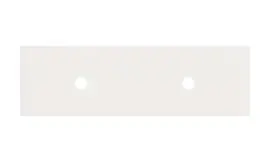 1800*460*20mm Above Counter – Blanc White-Double bowl