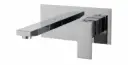 BLAZE Chrome Bathtub/Basin Wall Mixer with Spout