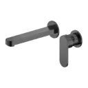 Ecco Wall Basin/Bath Mixer Separate Back Plate 60mm Gun Metal (NR301310cGM)