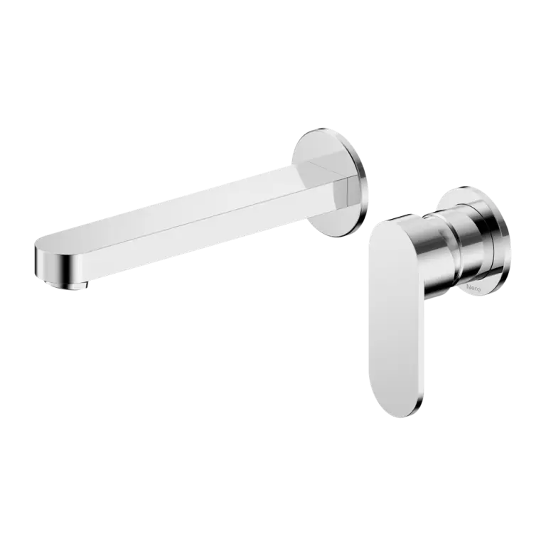 Ecco Wall Basin/Bath Mixer Separate Back Plate 60mm Chrome (NR301310cCH) 