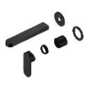 Ecco Wall Basin/Bath Mixer Separate Back Plate 60mm Trim Kits Only Matte Black