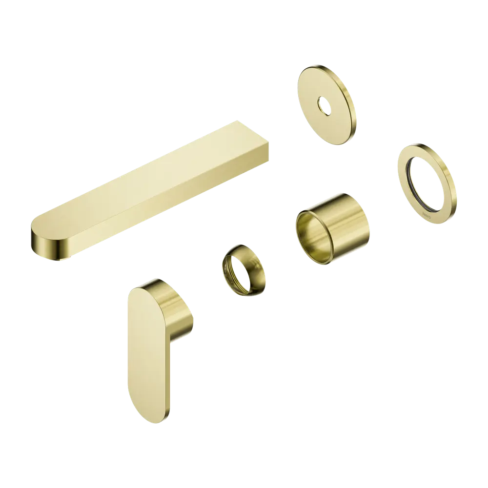 Ecco Wall Basin/Bath Mixer Separate Back Plate 60mm Trim Kits Only Brushed Gold
