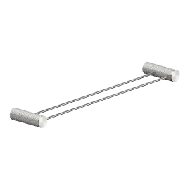 OPAL BRUSHED NICKEL DOUBLE TOWEL RAIL 800MM