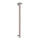 HEATED VERTICAL BRUSHED BRONZE TOWEL RAIL BRUSHED