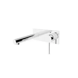 DOLCE WALL BASIN MIXER STRAIGHT SPOUT CHROME 