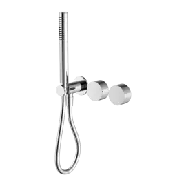 KARA CHROME PROGRESSIVE SHOWER SYSTEM SEPARATE PLATE