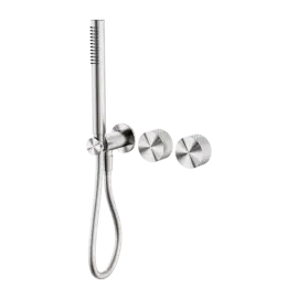 OPAL BRUSHED NICKEL PROGRESSIVE SHOWER SYSTEM SEPARATE PLATE