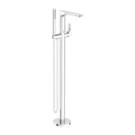 BIANCA CHROME FREESTANDING BATH MIXER WITH HAND SHOWER