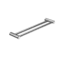 MECCA CARE CHROME 25MM DOUBLE TOWEL GRAB RAIL 900MM