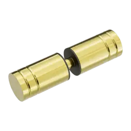 SHOWER BRUSHED GOLD KNOB ROUND