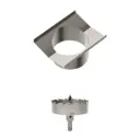 Nero Tile Insert V Channel 80mm Outlet & Hole Saw Kit