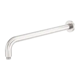 ZEN SS316L BRUSHED NICKEL ROUND SHOWER ARM 400MM LENGTH