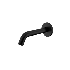 MECCA WALL MATTE BLACK MOUNT SENSOR TAP 80MM PLATE