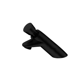 SS316 LEAD PVD BLACK FREE TIMEFLOW PUSH BUTTON PILLAR TAP