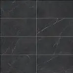 WINDERMERE RIPPLE NON RECTIFIED BLACK CERAMIC WALL TILES 7.5x22.5
