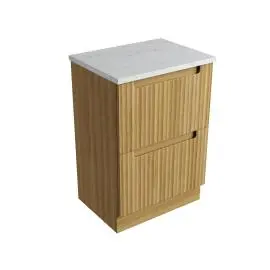 Lovina Floor Standing 600mm - Stone Top with Undermount Basin, Cato 