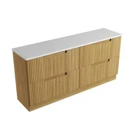 Lovina Snow Floor Standing 1800mm - Stone Top with Undermount Basin