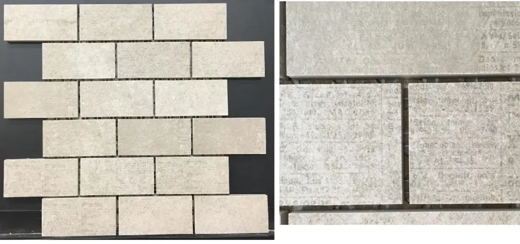 MOSAICS SHADED TAUPE MEMORIES ABSTRACT SERIES CERAMIC FLOOR TILE 30X30.35MM 