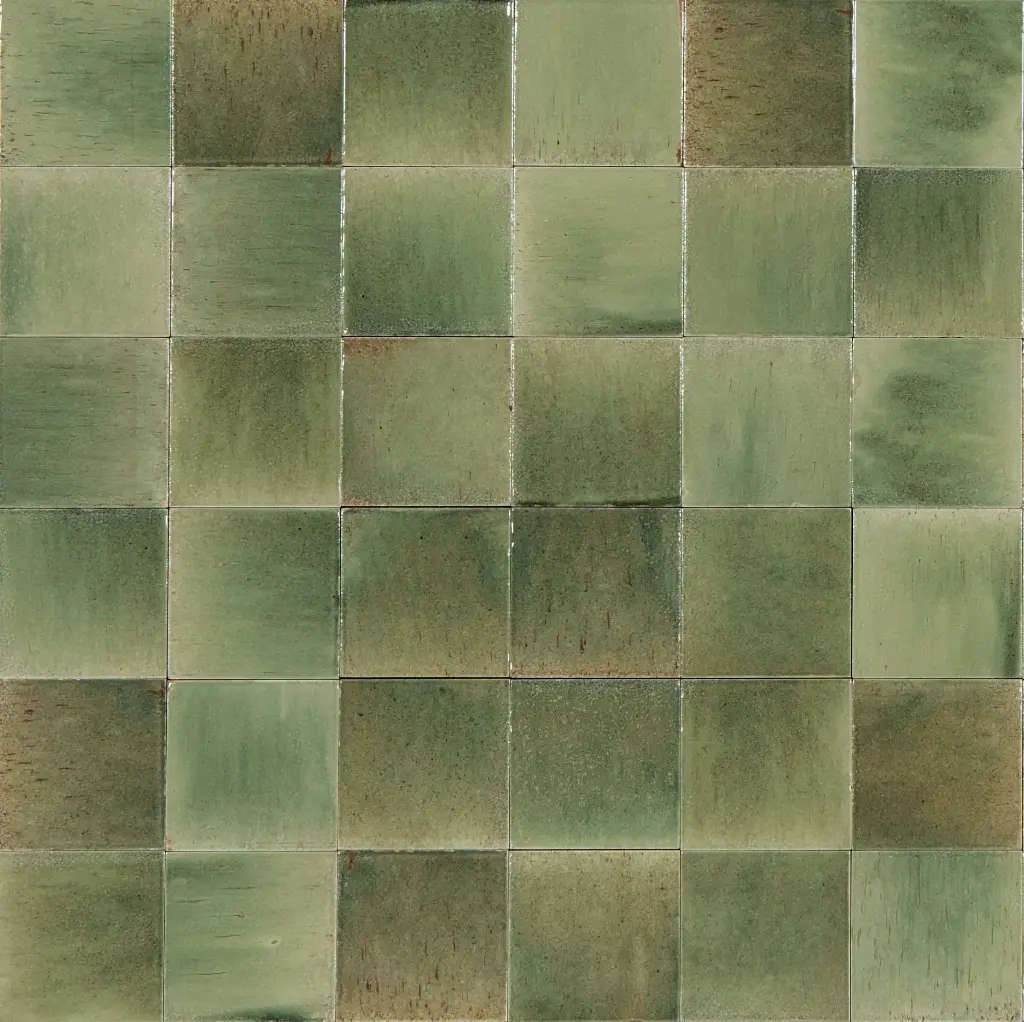 GLEEZE GIADA GREEN GLOSS 100X100 FLOOR TILES